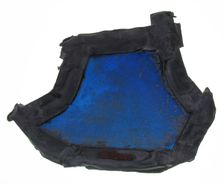 Glass Fragment, European, 13th century. Creator: Unknown