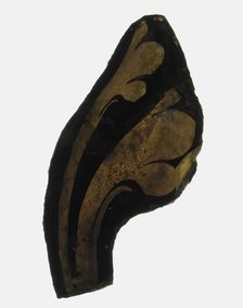 Glass Fragment, European, 13th century. Creator: Unknown