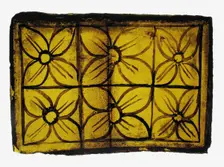Glass Fragment, European, 14th-15th century. Creator: Unknown