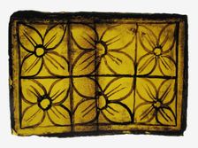 Glass Fragment, European, 14th-15th century. Creator: Unknown