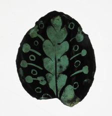 Glass Fragment, European, 14th-15th century. Creator: Unknown