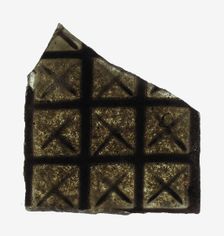 Glass Fragment, European, 14th-15th century. Creator: Unknown