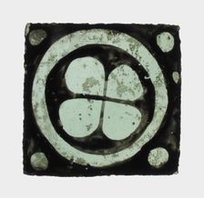 Glass Fragment, European, 14th-15th century. Creator: Unknown