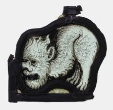 Glass Fragment, European, 14th-15th century. Creator: Unknown