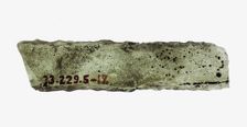 Glass Fragment, European, 14th century. Creator: Unknown
