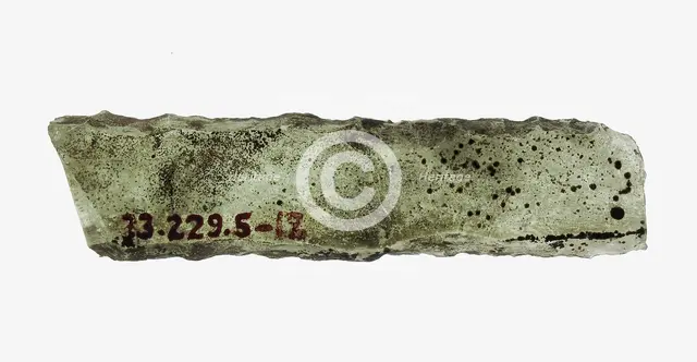 Glass Fragment, European, 14th century. Creator: Unknown.