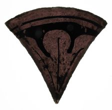 Glass Fragment, European, 14th century. Creator: Unknown