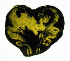 Glass Fragment, European, 14th century (?). Creator: Unknown