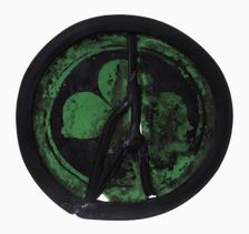Glass Fragment, European, 14th century. Creator: Unknown