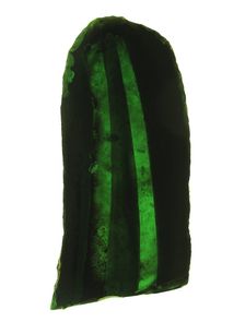 Glass Fragment, European, 14th century (?). Creator: Unknown