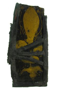 Glass Fragment, European, 14th century. Creator: Unknown