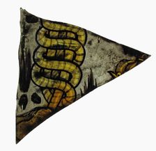 Glass Fragment, European, 15th-16th century. Creator: Unknown