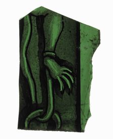 Glass Fragment, European, 15th century. Creator: Unknown