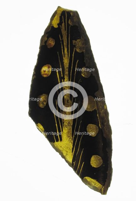 Glass Fragment, European, 15th century. Creator: Unknown.