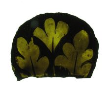 Glass Fragment, European, 15th century. Creator: Unknown