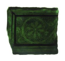 Glass Fragment, European, 15th century. Creator: Unknown