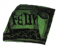 Glass Fragment, European, 15th century. Creator: Unknown