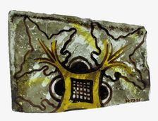 Glass Fragment, European, 15th century. Creator: Unknown