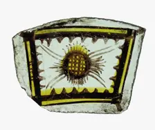 Glass Fragment, European, 15th century. Creator: Unknown