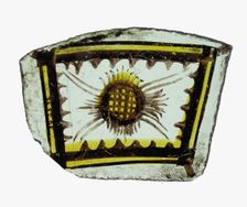 Glass Fragment, European, 15th century. Creator: Unknown