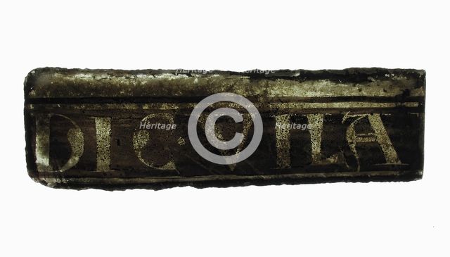 Glass Fragment, European, 15th century. Creator: Unknown.