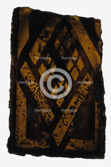 Glass Fragment, European, 15th century (?). Creator: Unknown.