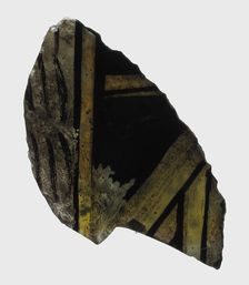 Glass Fragment, European, 15th century. Creator: Unknown