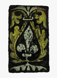 Glass Fragment, European, 15th century. Creator: Unknown