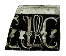 Glass Fragment, European, 15th century. Creator: Unknown