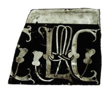 Glass Fragment, European, 15th century. Creator: Unknown