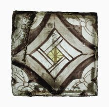 Glass Fragment, European, 15th century. Creator: Unknown