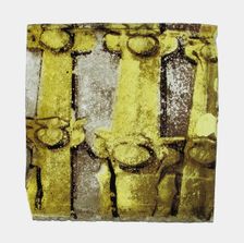 Glass Fragment, European, 15th century. Creator: Unknown