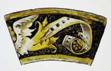 Glass Fragment, European, 16th century. Creator: Unknown