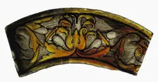 Glass Fragment, European, 16th century. Creator: Unknown