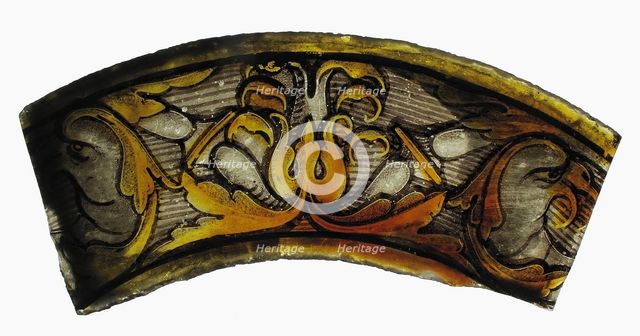 Glass Fragment, European, 16th century. Creator: Unknown.