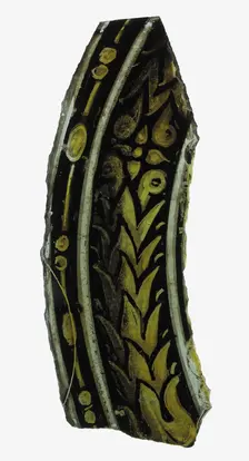 Glass Fragment, European, 16th century. Creator: Unknown