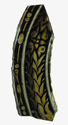 Glass Fragment, European, 16th century. Creator: Unknown
