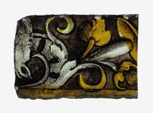 Glass Fragment, European, 16th century. Creator: Unknown