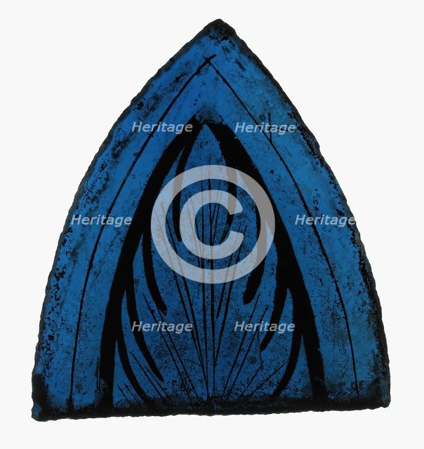 Glass Fragment, European, late 13th century. Creator: Unknown.