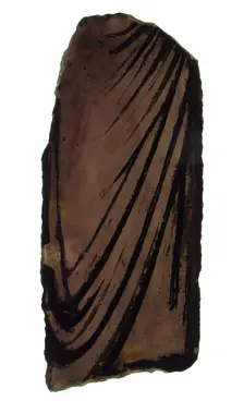 Glass Fragment, European, late 12th-early 13th century. Creator: Unknown