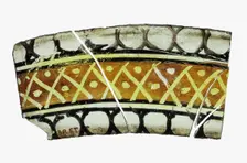 Glass Fragment, European, late 15th-16th century. Creator: Unknown
