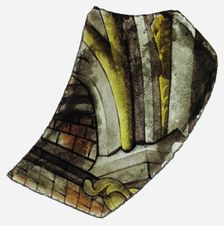 Glass Fragment, European, late 15th century. Creator: Unknown