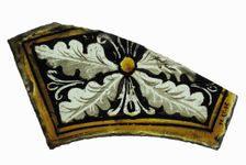 Glass Fragment, European, late 15th century. Creator: Unknown