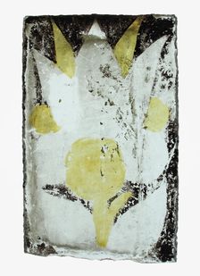 Glass Fragment, European, possibly 15th century. Creator: Unknown