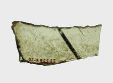 Glass Fragment, French, 14th-15th century. Creator: Unknown