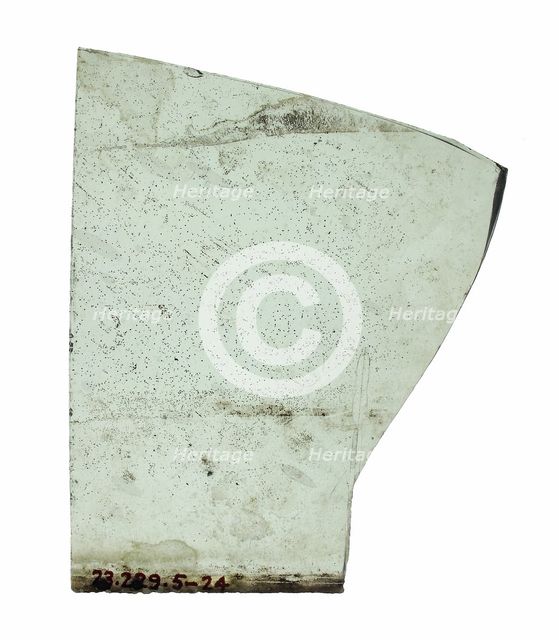 Glass Fragment, French, 14th-15th century. Creator: Unknown.
