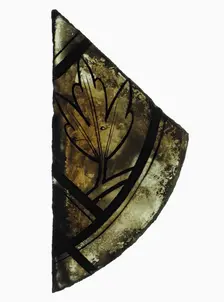 Glass Fragment, French, 14th century. Creator: Unknown