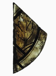Glass Fragment, French, 14th century. Creator: Unknown