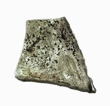 Glass Fragment, French, 14th century. Creator: Unknown