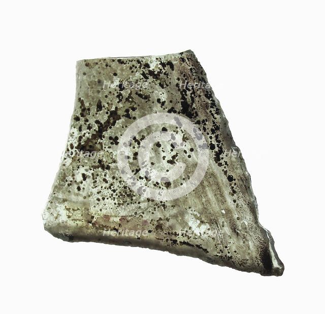 Glass Fragment, French, 14th century. Creator: Unknown.